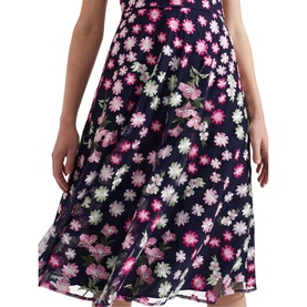 Ira Floral Embroidered Midi Dress