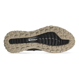 Ecco ULT TRN Hiking Trainers green sole view showing Michelin rubber outsole with multi-directional grooves and dual-zone grip pattern
