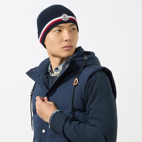 Striped Beanie Hat