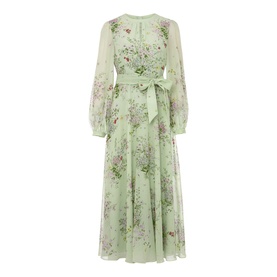 Leia Printed Maxi Dress