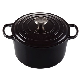 Signature Cast Iron Round Deep Casserole 24cm