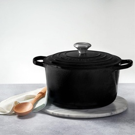 Signature Cast Iron Round Deep Casserole 24cm