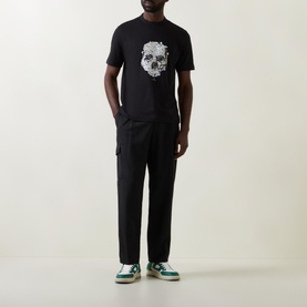 Bunny Skull Graphic T-Shirt