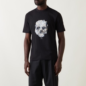 Bunny Skull Graphic T-Shirt
