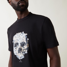 Bunny Skull Graphic T-Shirt