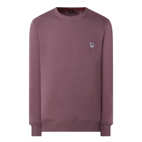Crew Neck Zebra Logo Sweatshirt