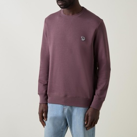 Crew Neck Zebra Logo Sweatshirt