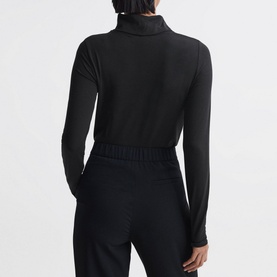 Piper Roll Neck Fitted Top