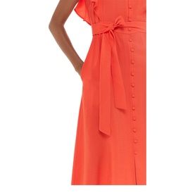 Sophie Frill Sleeve Midi Dress