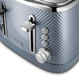 Blue Luminosa 4 Slice Toaster