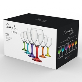 6 Misket Gin Glasses 654ml