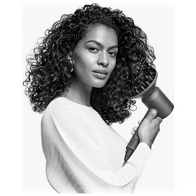 Supersonic Hair Dryer Black and Nickel