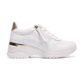 Robyn Leather Platform Trainers