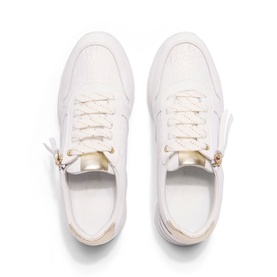 Robyn Leather Platform Trainers