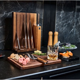 TWIN 1731 7-pcs Brown Knife Block Set