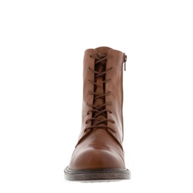 Rosemarie Tan Leather Lace Up Ankle Boots