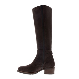 Tucci Chunky Suede Knee High Boots