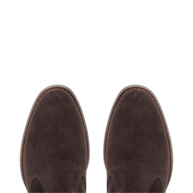 Tucci Chunky Suede Knee High Boots