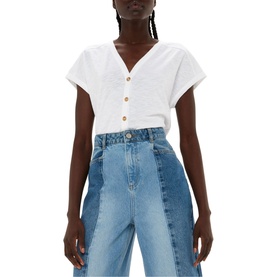 Aubrie Button Through Top