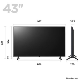 43" 4K UR78 Smart UHD TV