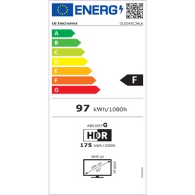 65" 4K C3 OLED evo Smart TV