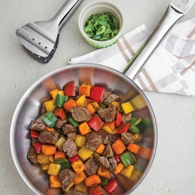 Stainless Steel Cookware Three-Piece Set