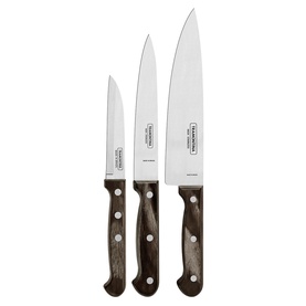 Wooden Handle Knife Set, Three-Piece Set