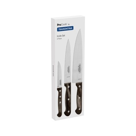 Wooden Handle Knife Set, Three-Piece Set