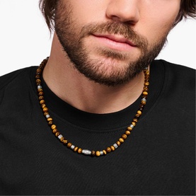 Tiger's Eye Beaded Necklace