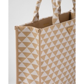 Symbole Large Jacquard Fabric Tote Bag