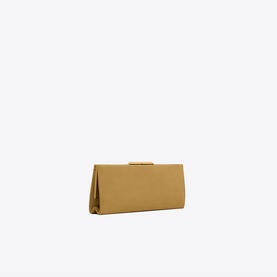 Midnight Small Satin Clutch
