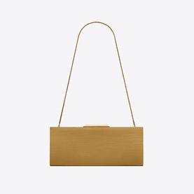 Midnight Small Satin Clutch
