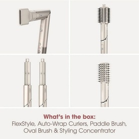 Shark FlexStyle Straight & Wavy Collection, 4 Attachments Stone