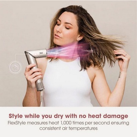 Shark FlexStyle Straight & Wavy Collection, 4 Attachments Stone