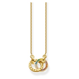 Together Forever Embellished Gold-Plated Necklace