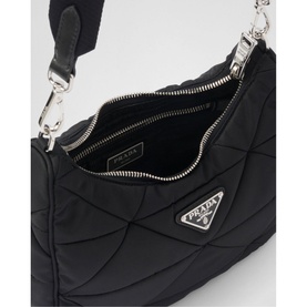 Re-Nylon Padded Hobo Bag