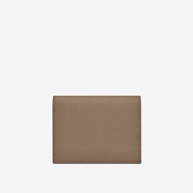 Uptown Grain De Poudre Embossed Leather Card Case