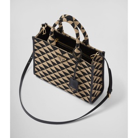 Symbole Small Jacquard Fabric Hand Bag