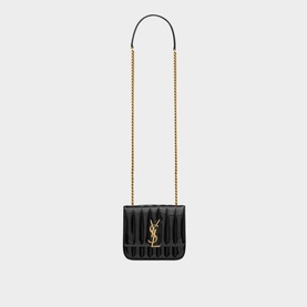 Vicky Small Quilted Patent Leather Bag