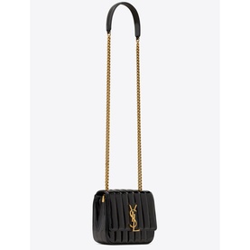Vicky Small Quilted Patent Leather Bag