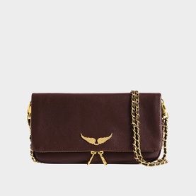 Unique Rock Grained Leather Bag