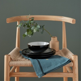 Elements Black 12-Piece Tableware Set