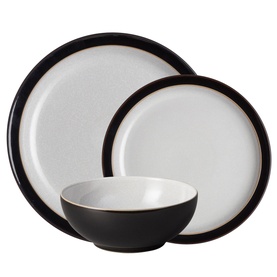 Elements Black 12-Piece Tableware Set