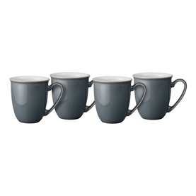 Elements Fossil Grey Set of Four Coffee Mugs