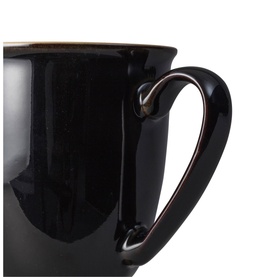 Elements Black Set of Four Coffee Mugs