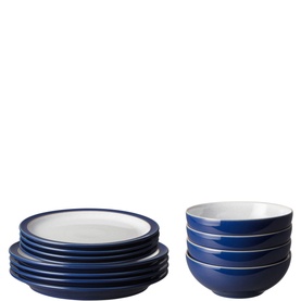 Elements Dark Blue 12-Piece Tableware Set