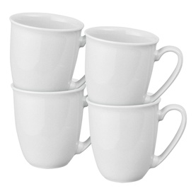 Elements Stone White Set of Four Mugs