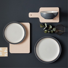 Elements Fossil Grey 12-Piece Tableware Set