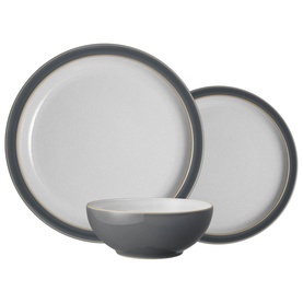 Elements Fossil Grey 12-Piece Tableware Set