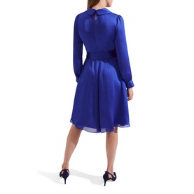 Sally Satin Wrap Mini Dress